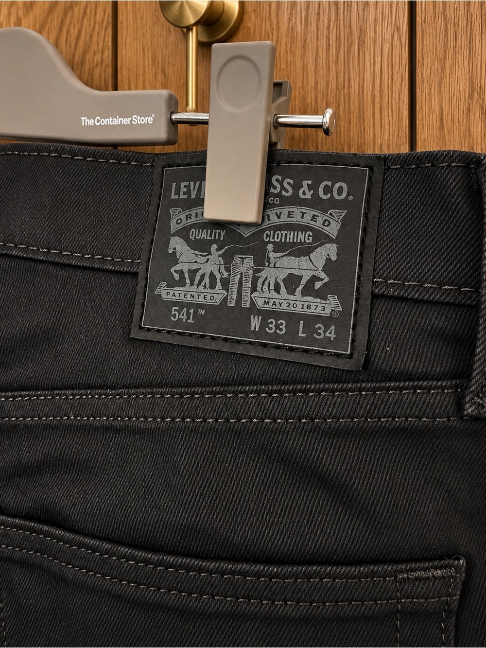 Levi’s 541 Athletic Taper Black Jeans Men’s 33x34 Stretch Denim